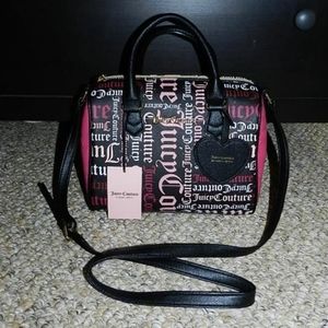 juicy couture multi logo handbag